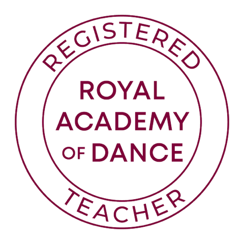 Joanna Mardon School of Dance RAD Logo Registered Dance Teacher